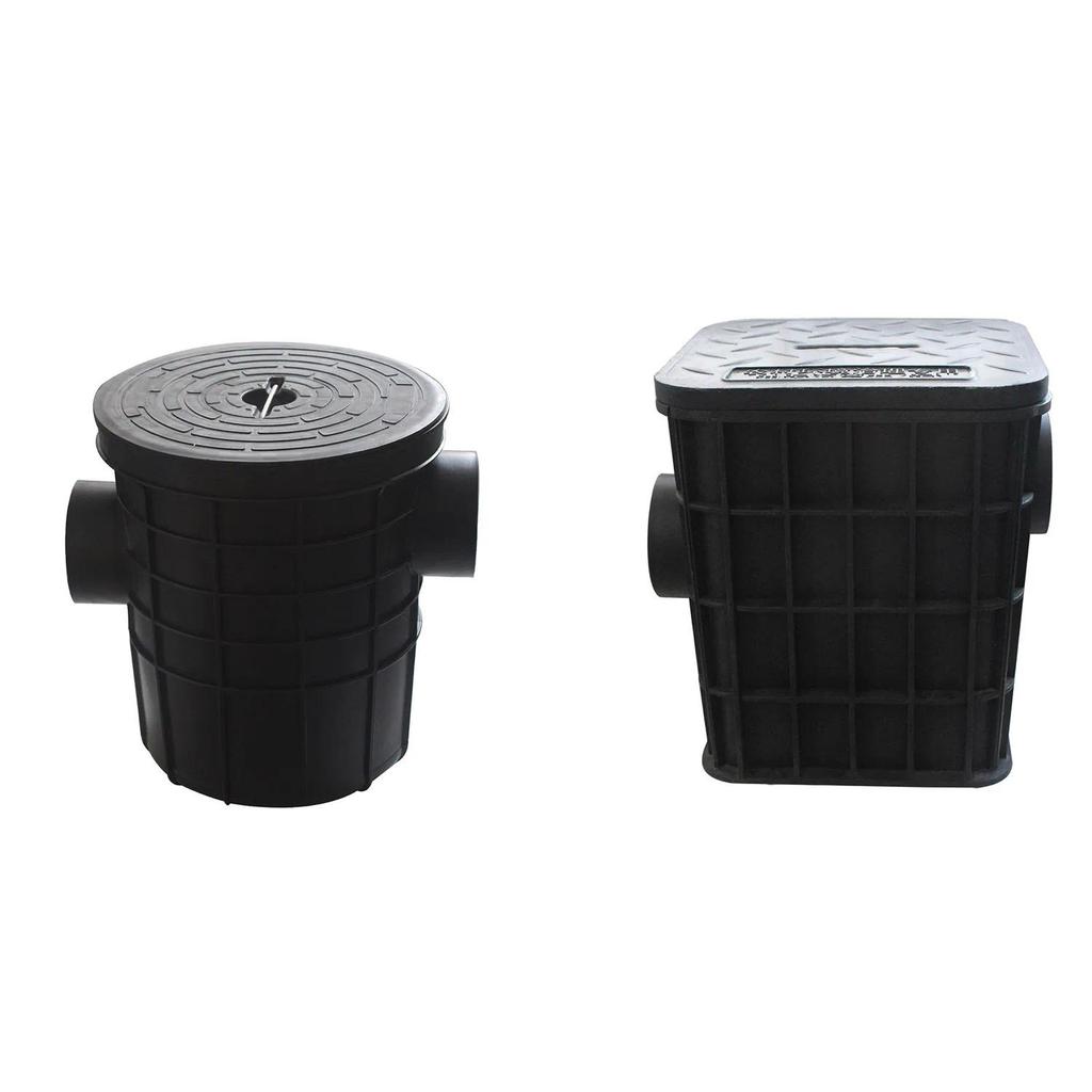 Underground grease trap HDPE grease separator kitchen sink for restaurants or gastronomy  Round  Squ