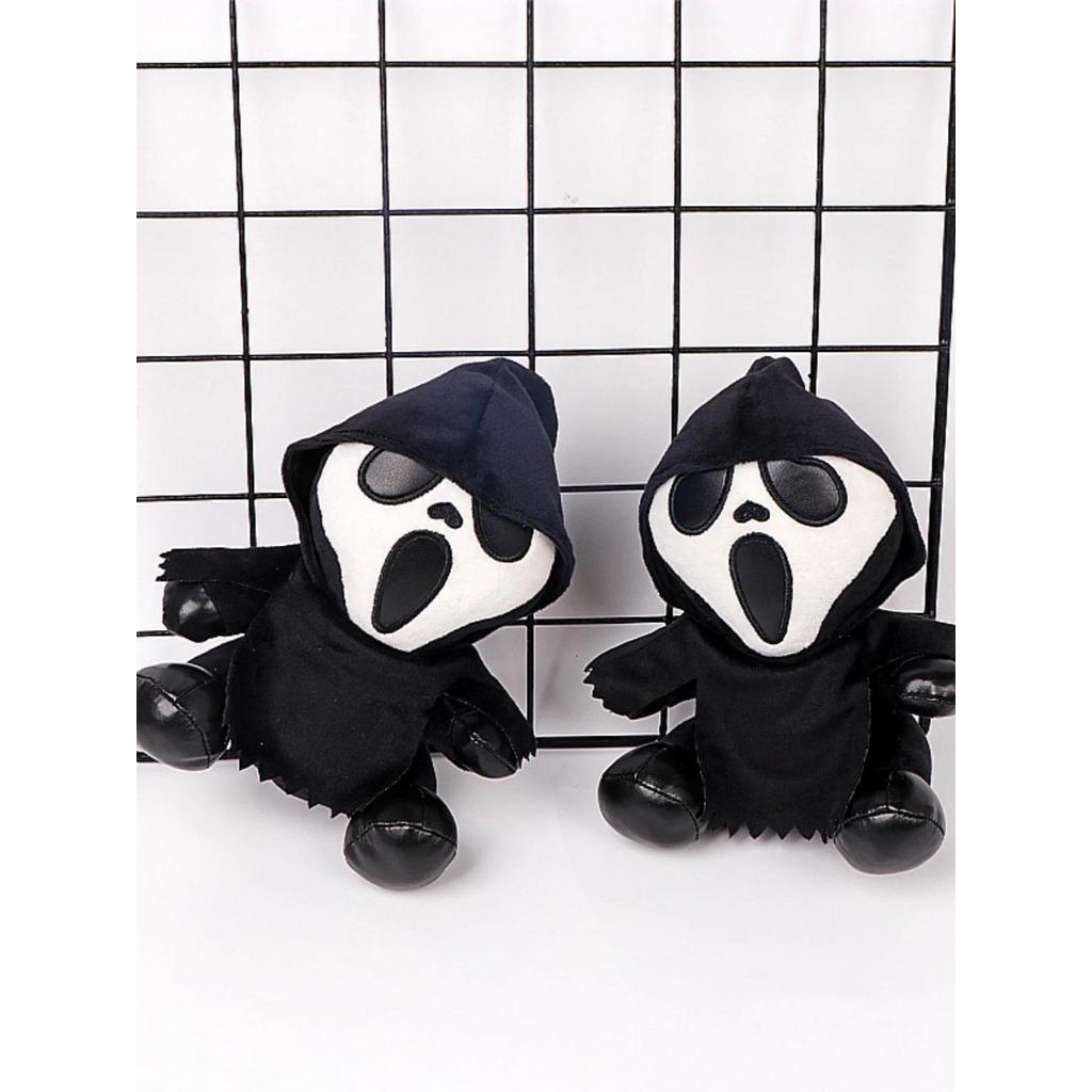 New wholesale ghostface plush plush toys Grim Reaper doll Halloween doll ghost face trick-or-treatin