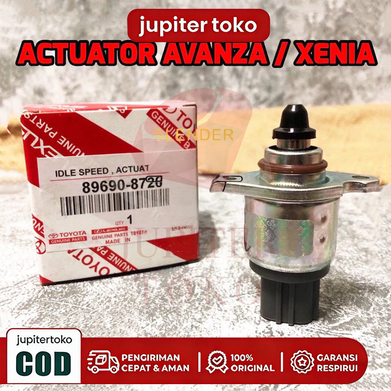 SWITCH ISC ACTUATOR AVANZA XENIA 1.0 1.3 1.5 RUSH TERIOS / SENSOR ISC TROTOL BODY IDLE SPEED CONTROL