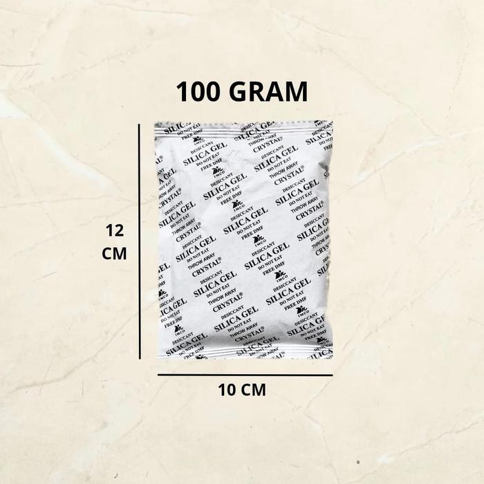 B b Silica gel jumbo (100 gr, 250 gr, 500 gr) natural foodgrade - 100 gr Terlaris