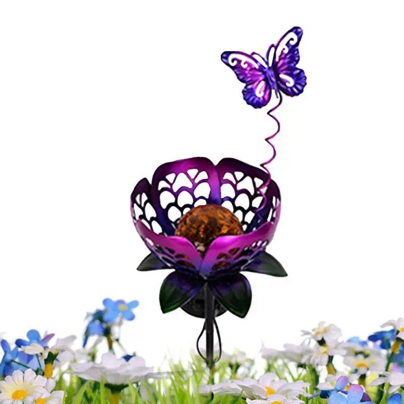 Solar Flower Lights Outdoor Solar Powered Lights Outdoor Light Garden Lights Outdoor Path Lights Wat