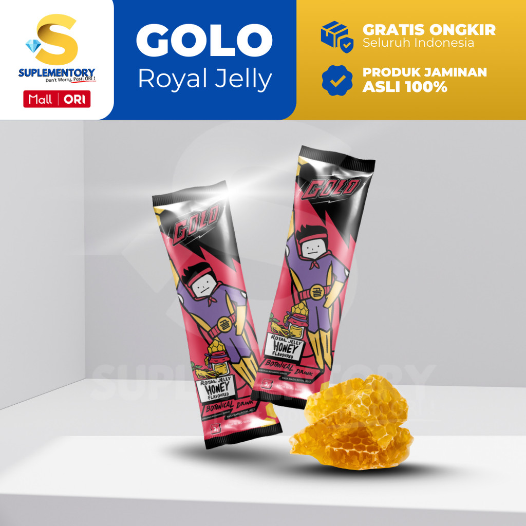 Mr Golo Minuman Rasa ekstrak Madu royal jelly - 2 Sachet