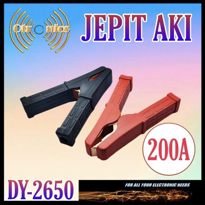 Jepit Buaya Aki Jepitan Aki BESAR 100A 200A 1set - 200A