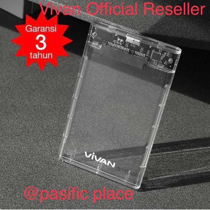 Vivan VSHD1 SSD HDD Enclosure 2.5" Inch SATA USB 3.0 External Case - VSHD1