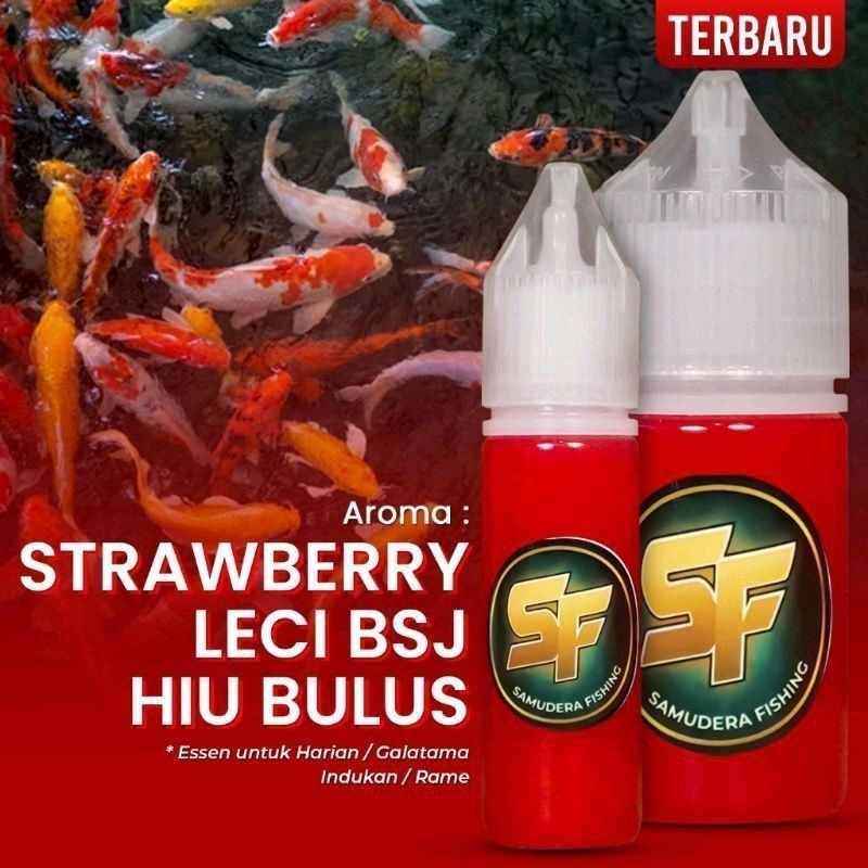30 ML - Essen Ikan Mas Aroma Susu Strawberry - Pandawa Strike