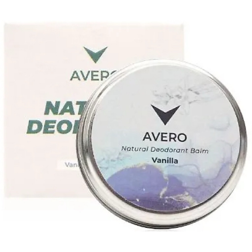 Avero Natural Deodorant Balm Deodoran Ketiak Alami 30gr - Vanilla