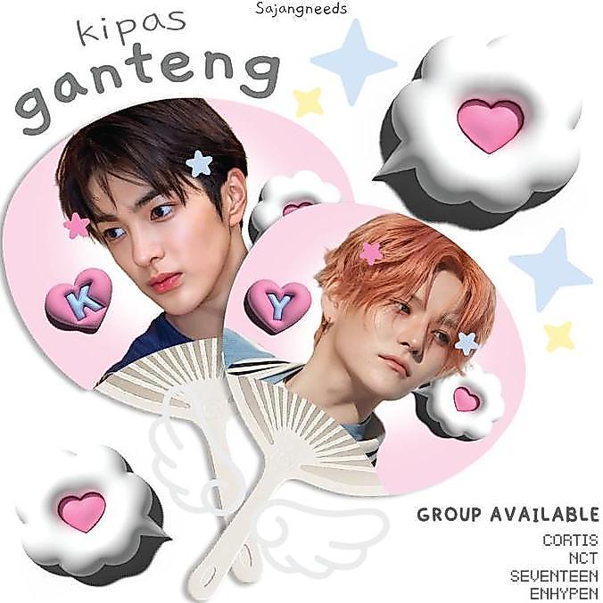 PROMO Kipas Ganteng - Uchiwa KPOP cortis nct seventeen enhypen treasure
