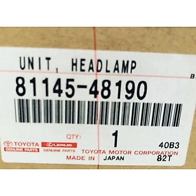 Headlamp Harrier 2004-2012
