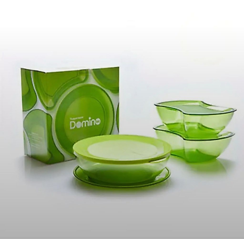domino set Tupperware