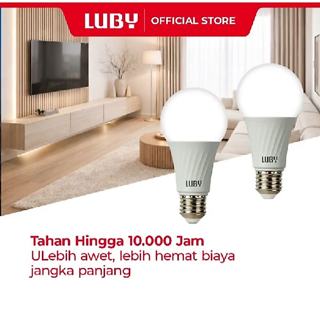 LUBY MULTIPACK 3IN1 5WATT, 9WATT, 12WATT, 15WATT COOlDAYLIGHT 6500k