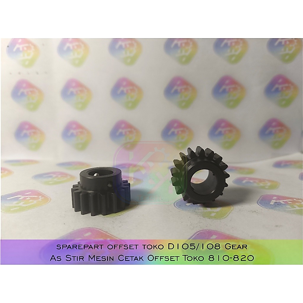 sparepart offset toko D105/108 Gear As Stir Mesin Cetak Offset Toko 810-820