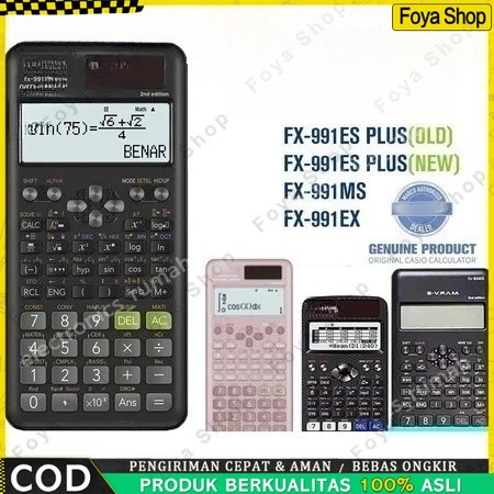 

【COD STOCK 】FX-991EX - Kalkulator Sekolah/Kuliah - Internasional - Classwiz - 552 fungsi