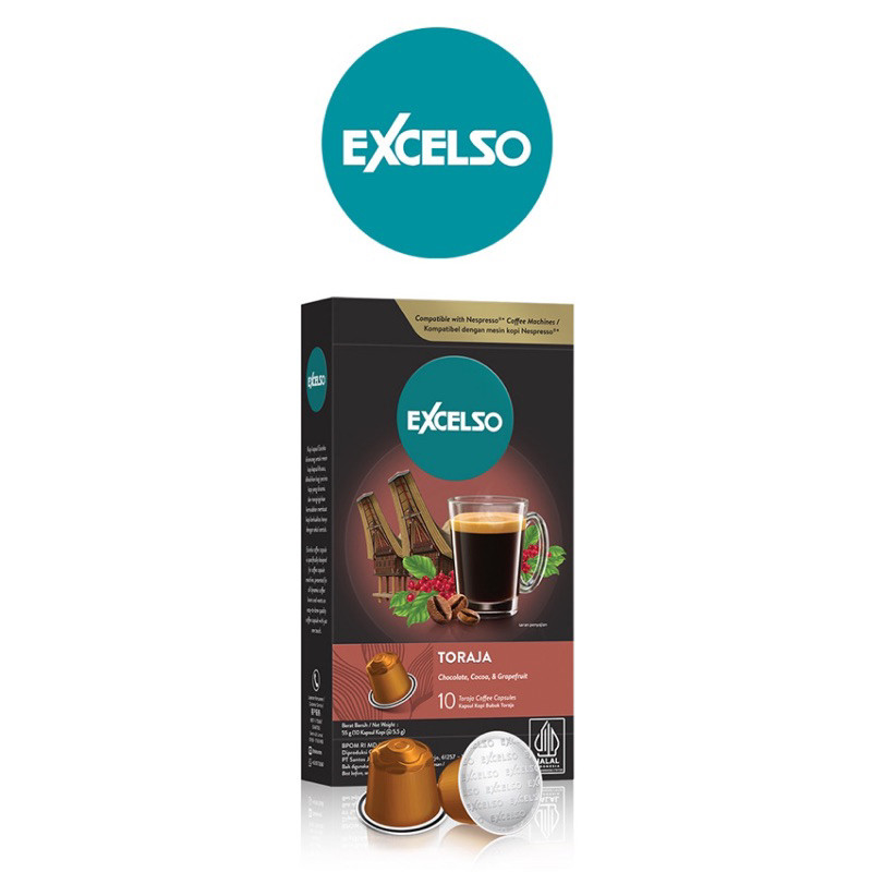 

JAMIN MURAH !!!Excelso Coffee Capsule Nespresso Compatible Toraja(BISA LANGSUNG ORDER)