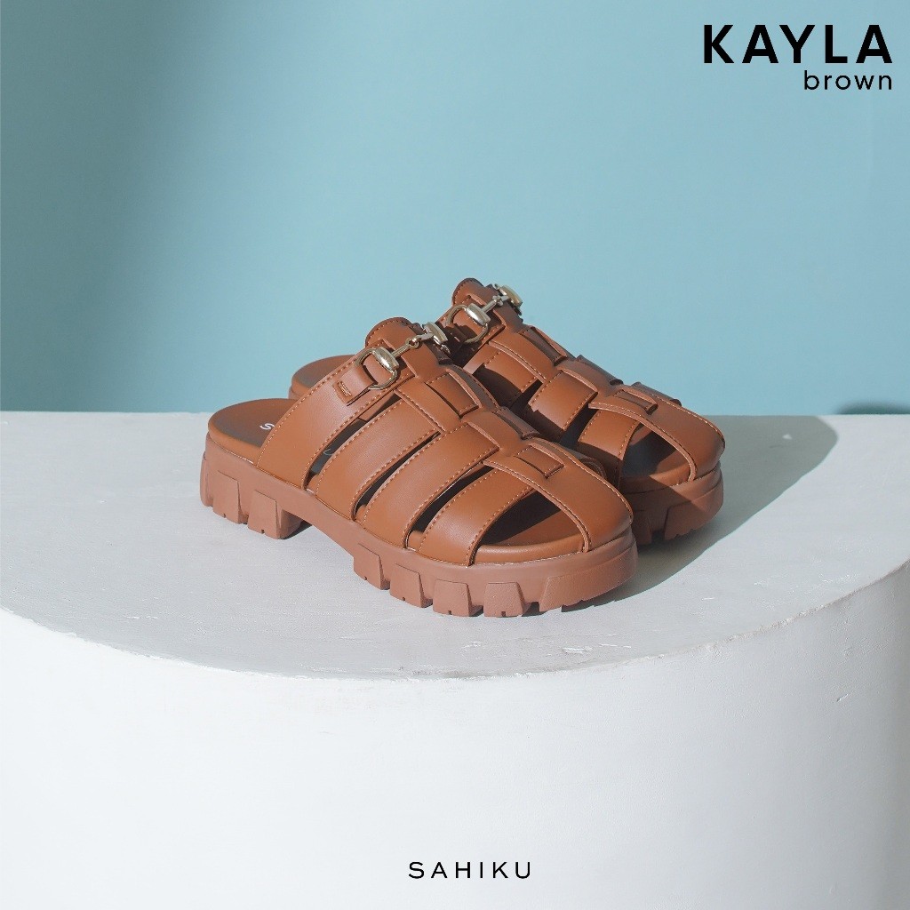 SAHIKU - Kayla Sandal Chunky || Sandal Sporty Casual Sandal Wanita || Sandal Platform Cewek
