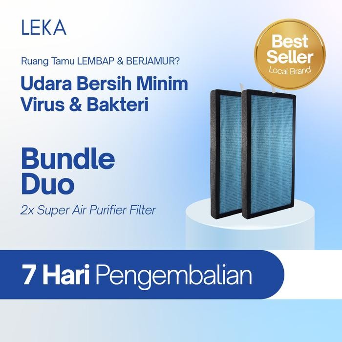 LEKA - Bundle 2 pcs Replacement Filter AP8000 Super Air Purifier