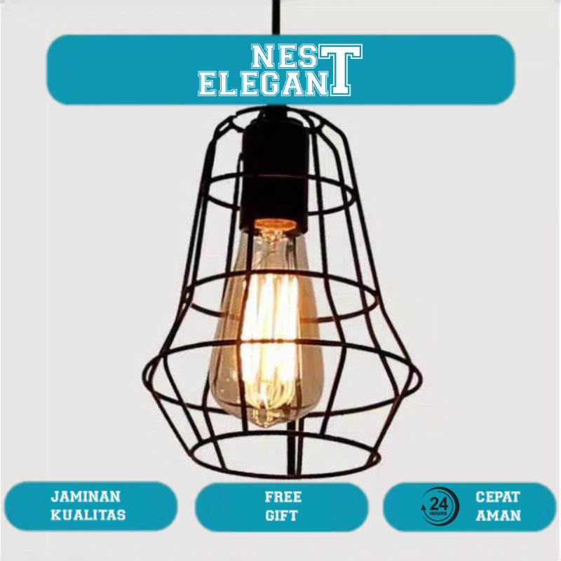 Lampu Gantung Minimalis Diamond Dekorasi Cafe Teras Rumah Vinatage Modern
