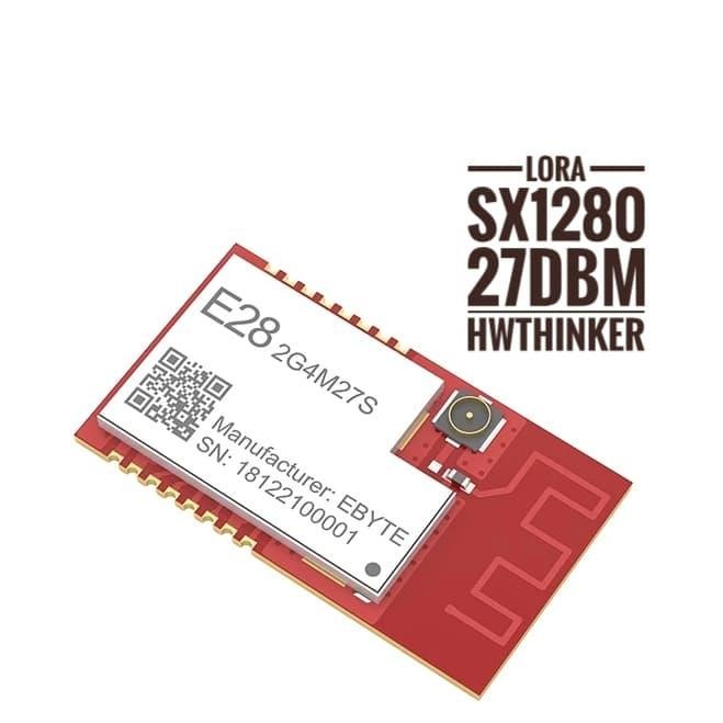 Lora SX1280 27dBm 2G4M27S SPI 2.4 Ghz 2.4GHz Long Range Transceiver TERBAIK...