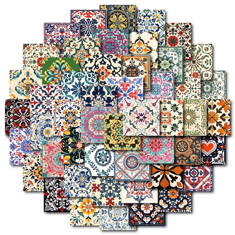 

10/30/50PCS Kawaii Unique Patterns Sticky PVC Sticker Aesthetic DIY Children's Decoration Scrapbooking Supplies Hand Accounting