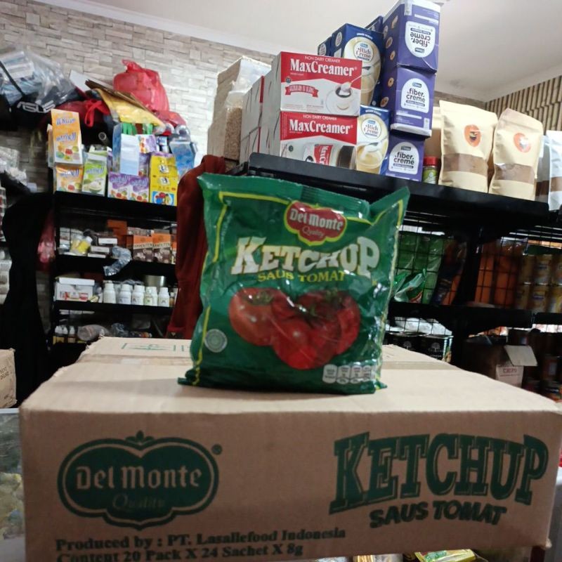 

SALE 1 karton dus saus tomat delmonte sachet 20 pack x 24 sachet