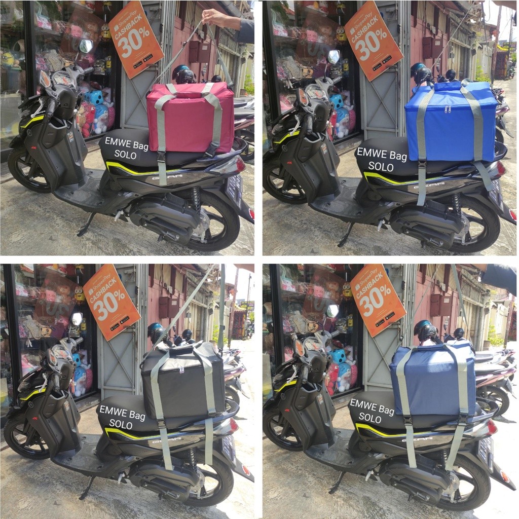 Multifungsi 3in1 Tas kurir Delivery Bag Motor go grab maxim food Gofood Grabfood Besar makanan ( No 