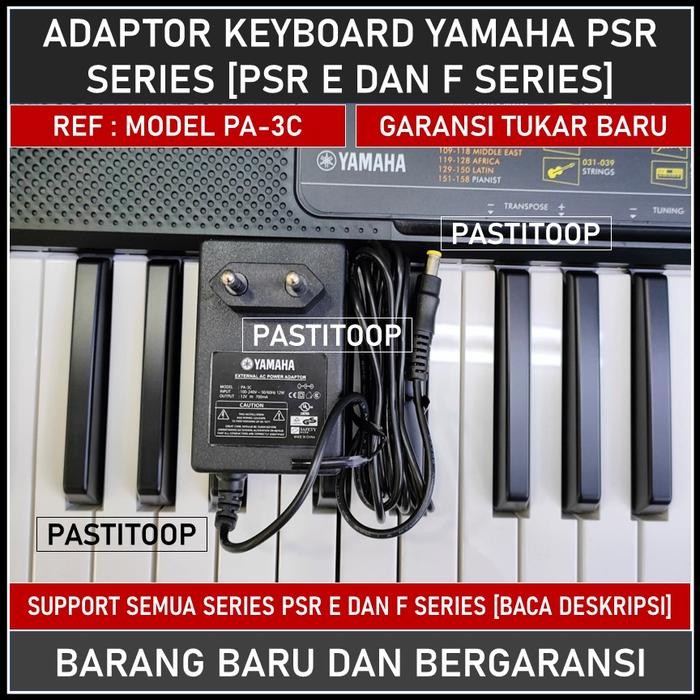 adaptor keyboard Yamaha psr e 333 343 373