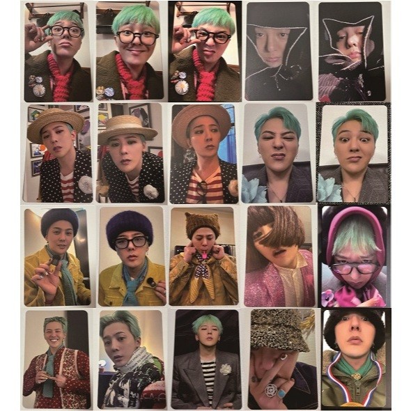 PC G-dragon Photocard Gdragon Bigbang G dragon Official