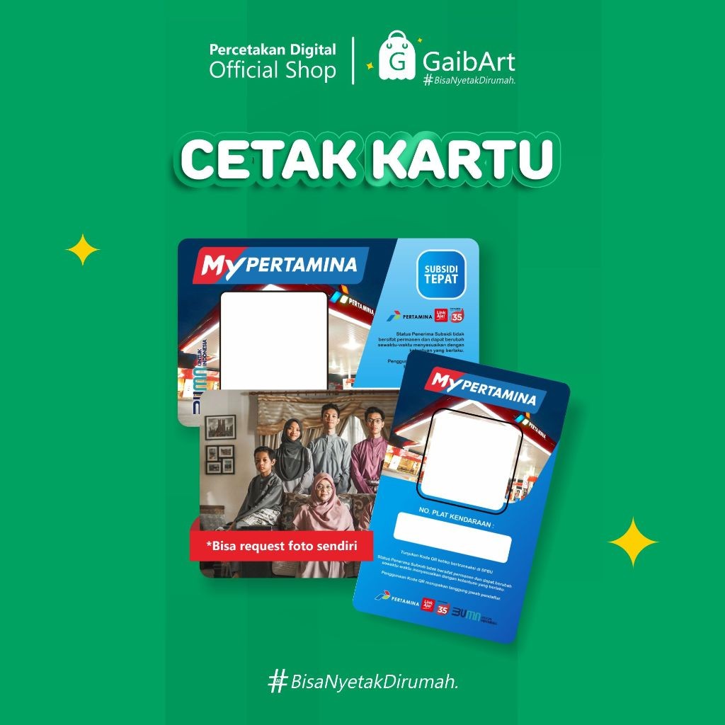 

GaibArt Print | Cetak Id Card Custom 1 Atau 2 sisi | Bahan PVC Berkualitas