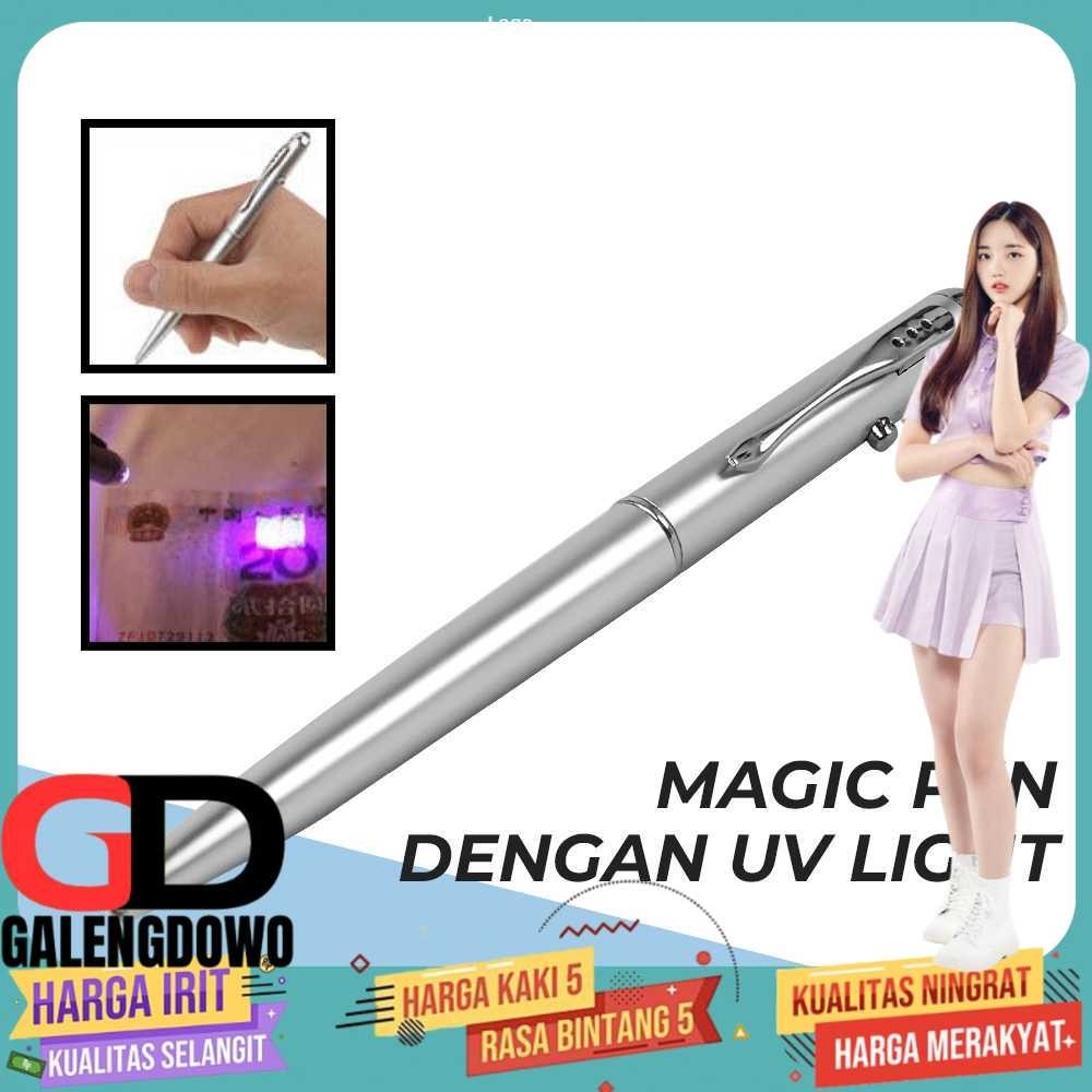 

Pena Tinta Invisible Magic Pen dengan UV Light - HY-0812