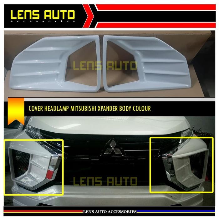 COVER HEADLAMP XPANDER - VARIASI LAMPU DEPAN MITSUBISHI XPANDER - SILVER