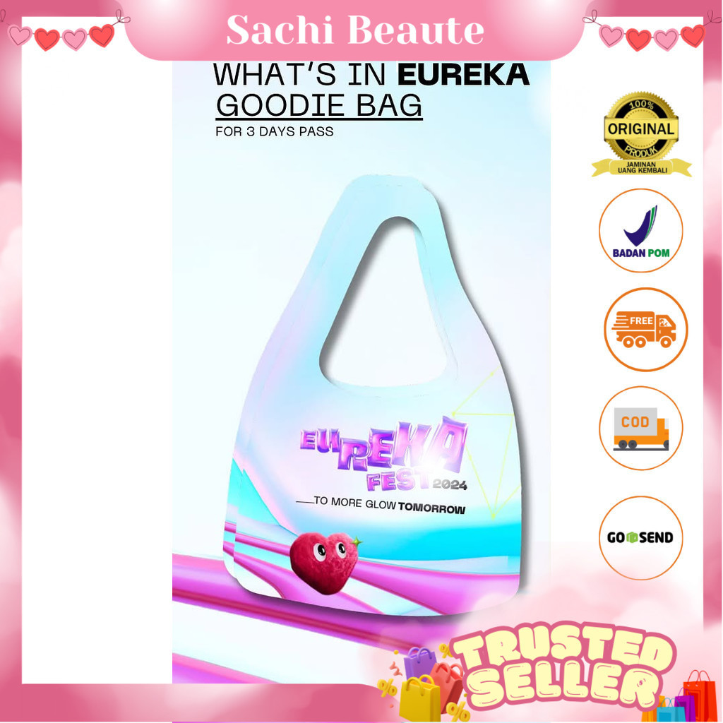 

GIFT/FREE Goodie Bag / Totebag Eureka Fest EMINA PRODUCT