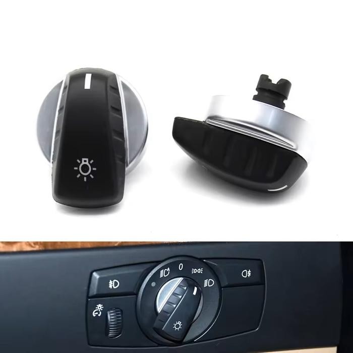 Tombol Putaran Lampu For BMW E60 E70 E71 Headlight Switch Knob 523 X5