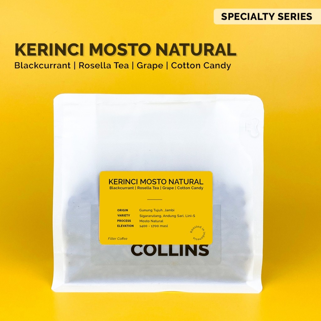 KERINCI MOSTO NATURAL | Filter Specialty Coffee | Collins Roasters