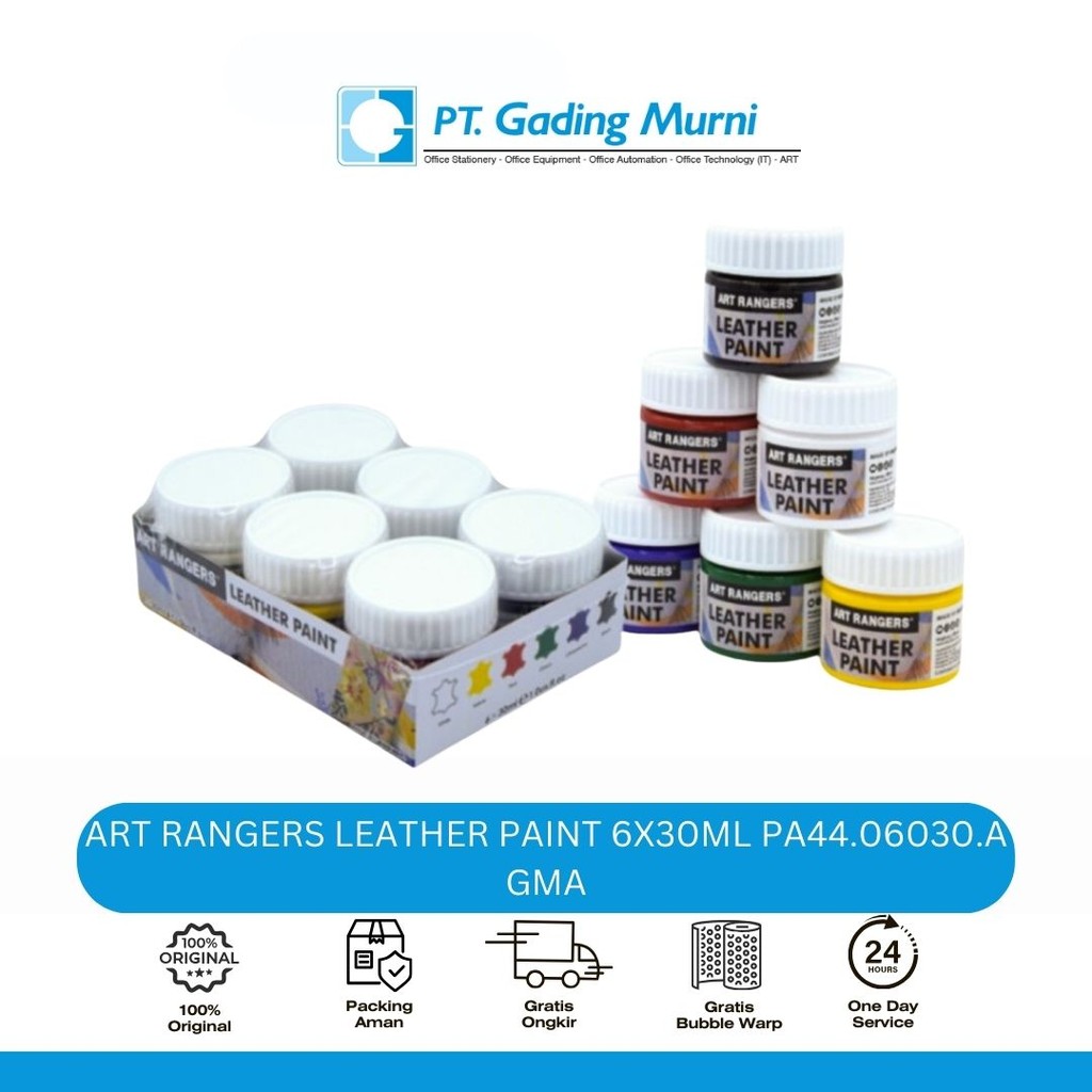 

ART RANGERS LEATHER PAINT 6X30ML PA44.06030.A GMA