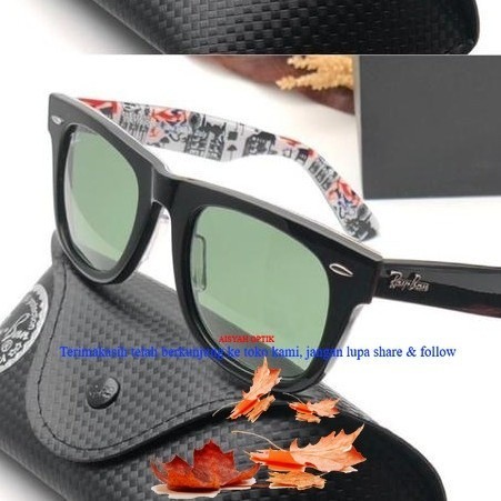 frame Kacamata pria RAYBAN WAYFARER SQUARE 2140 piramid,map.london - London