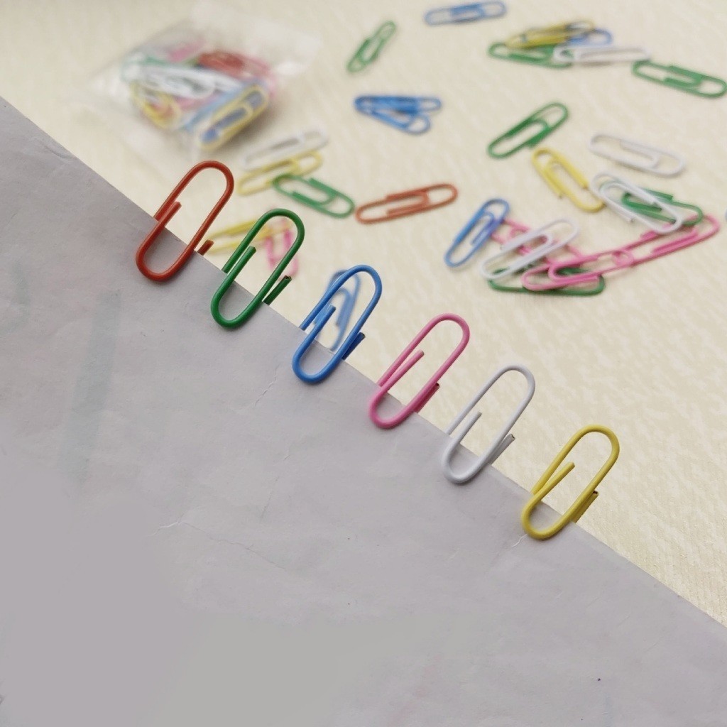 

-JOJU- PAPERCLIP WARNA WARNI ISI 70PCS / KLIP KERTAS WARNA WARNI MURAH ISI 70PCS