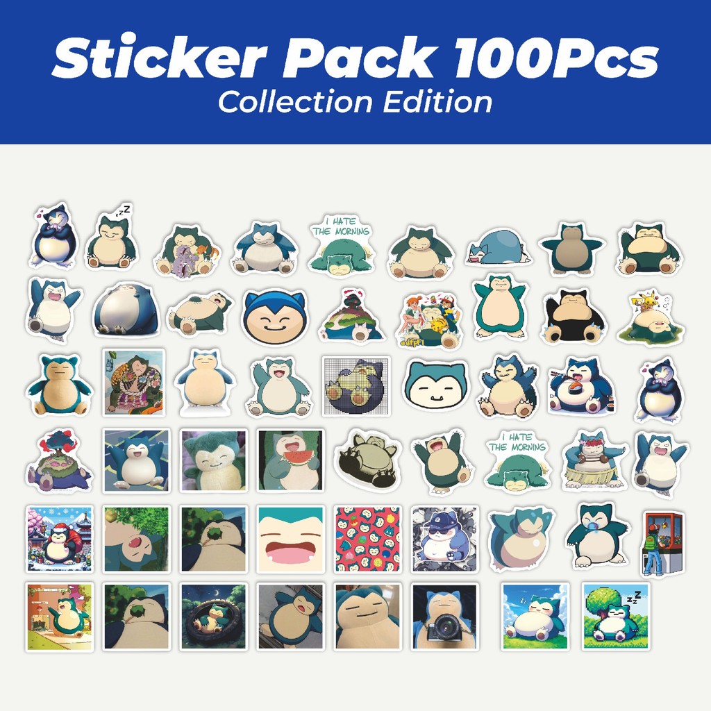 

Hot Stiker Kartun Snorlax V1 Lucu Anti Air Stikers Berperekat Waterproof Sticker Decal Buat Motor Helm Buku Journal Koper Casing HP Laptop Botol Minum