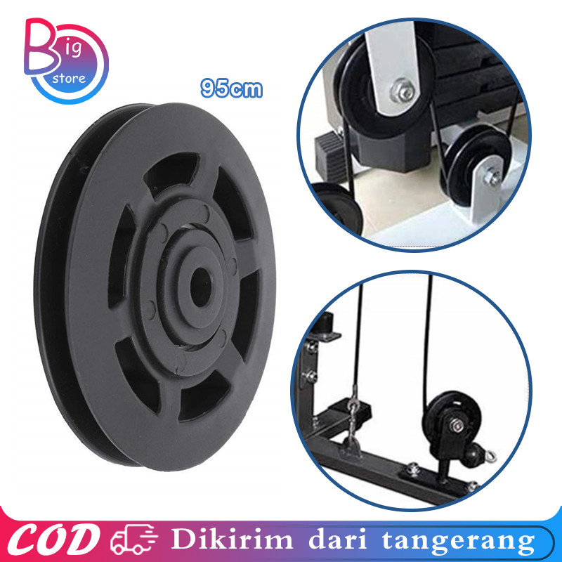 95mm Roda Katrol Bearing Gym Roda Tali Sling Pulley Gym Untuk Kabel Gym Fitness