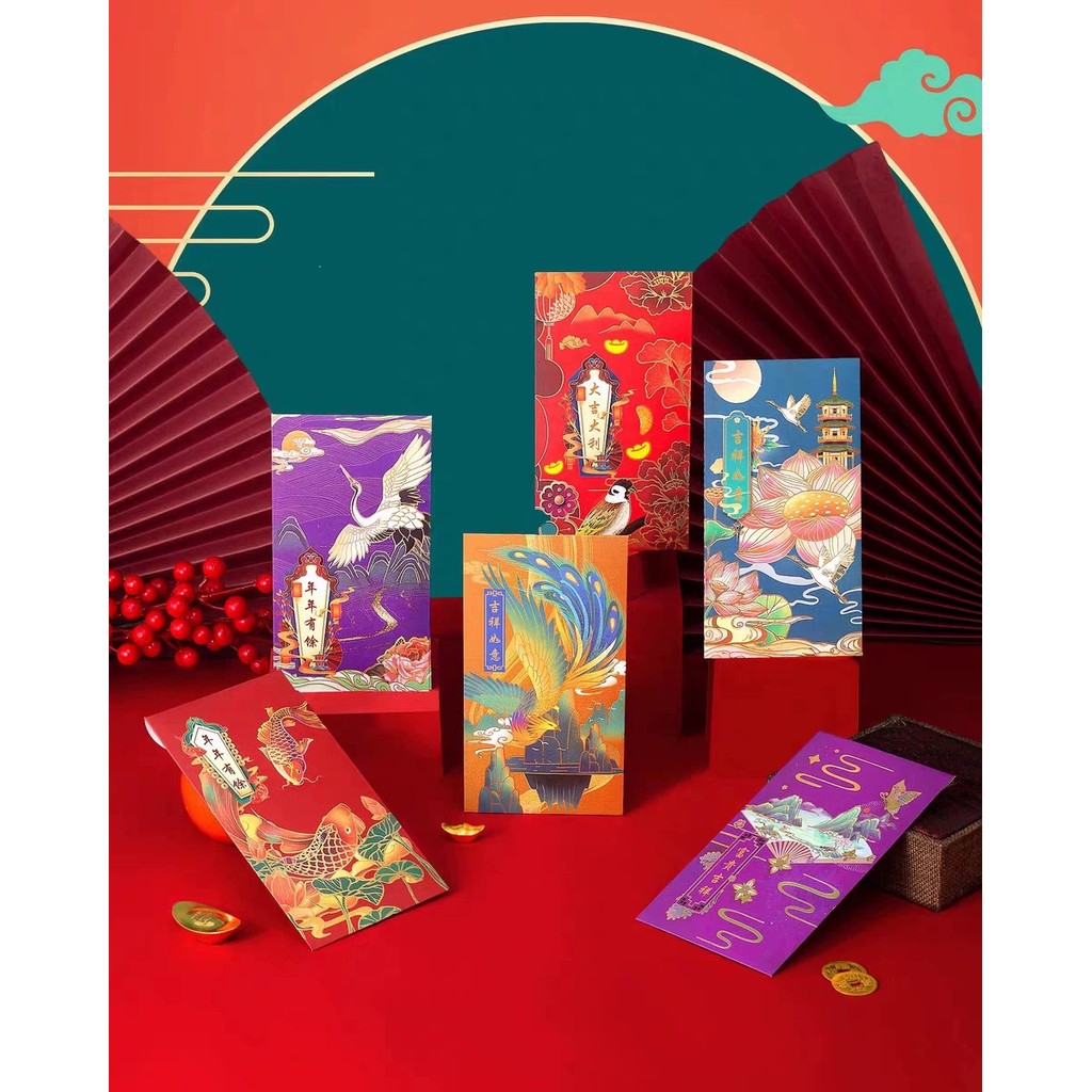 

JIWUU - Angpao Imlek Premium Amplop Panjang Tebal Terbaru Angpau 02 Imlek Imlek Chinese New Year