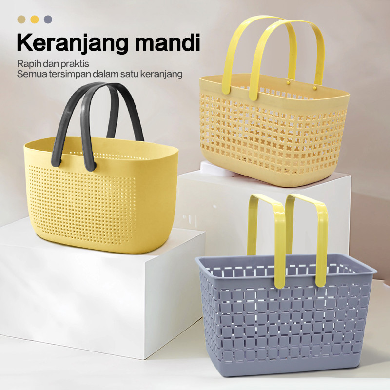 Keranjang Kamar Mandi Keranjang Aesthetic Organizer Keranjang Sabun Multifungsi Keranjang Skincare