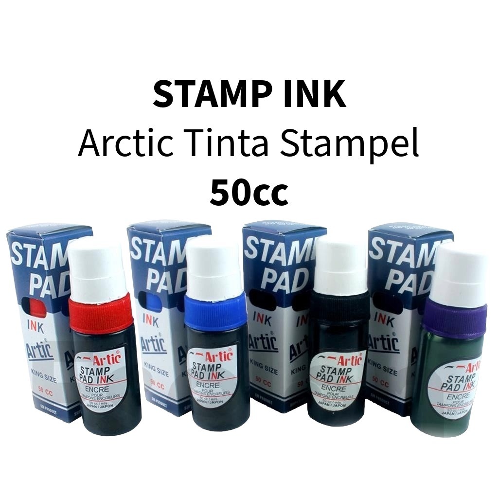 

♚Tinta Bak Stempel ARTIC 50CC / Stamp Pad Ink King Size 50 CC♚