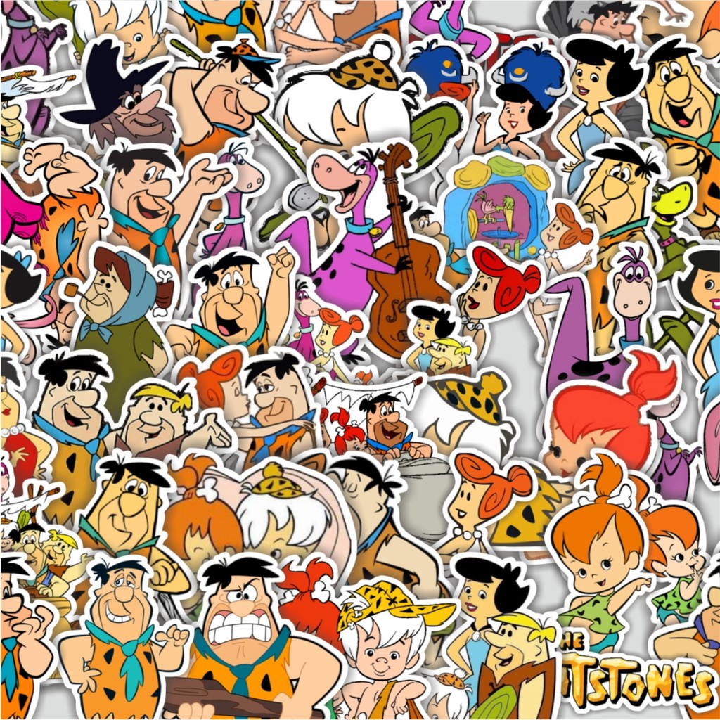 

Stiker Cutting Pack Stiker Kartun The Flintstones Isi 100Pcs Series Aesthetic Lucu Keren Untuk Koper Bahan Vynil