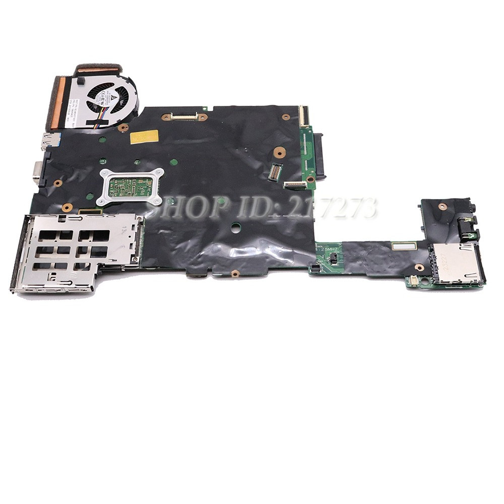NOKOTION For Lenovo ThinkPad X220 X220I Laptop Motherboard I7-2640M CPU DDR3 WIth Heatsink 04Y1834 0