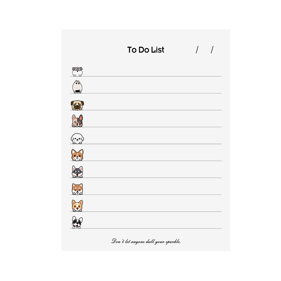 

50 Sheets kawaii Fruit Memo pad Animal Notepads Daily Planner Note Pad To Do List non-sticky note for Grocery Shopping