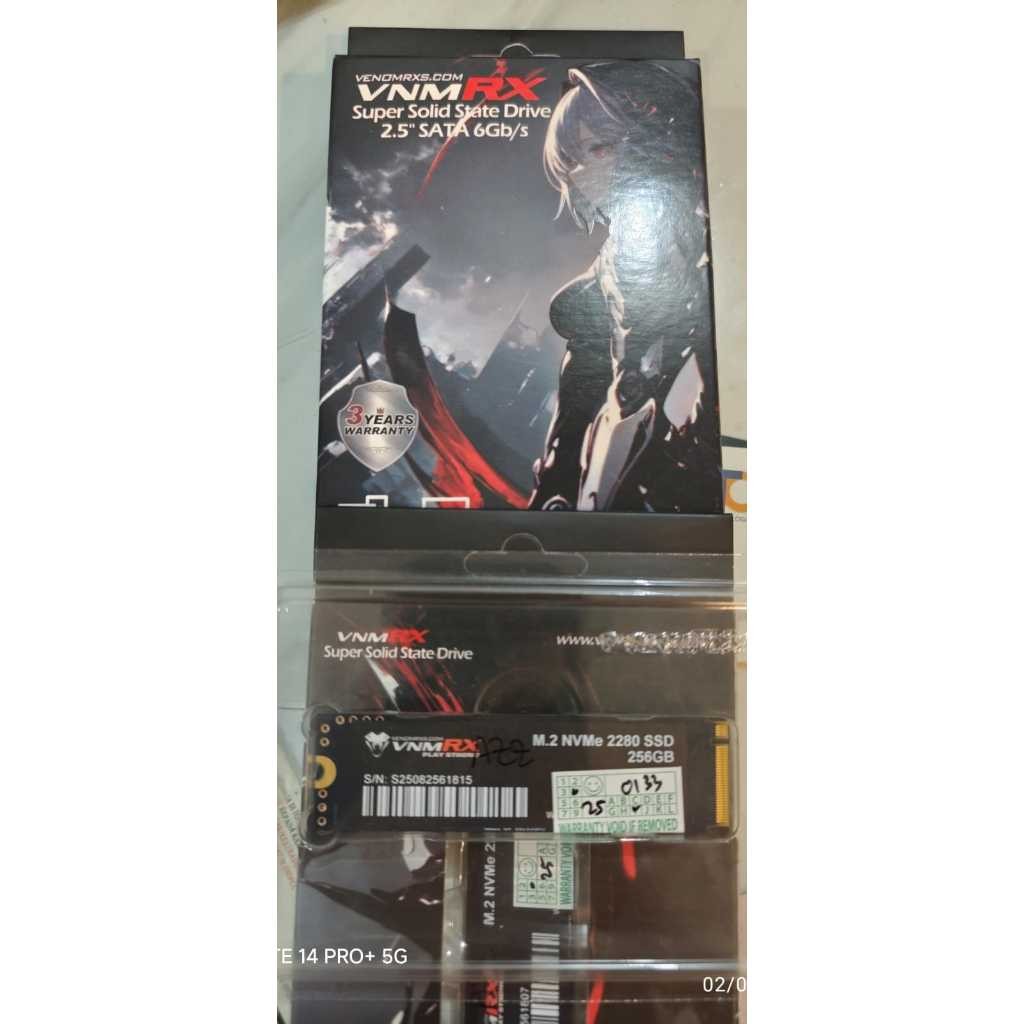 [SDW] pekanbaru/Ssd nvme 256gb VenomRX