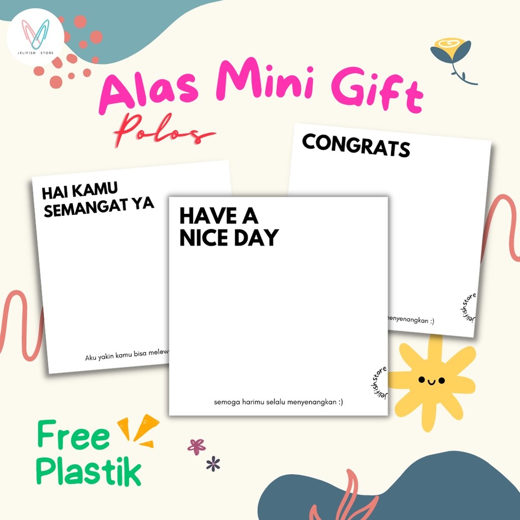 

Alas Mini Gift Polos Kertas Packaging Kemasan Aksesoris Hadiah Kado Unik
