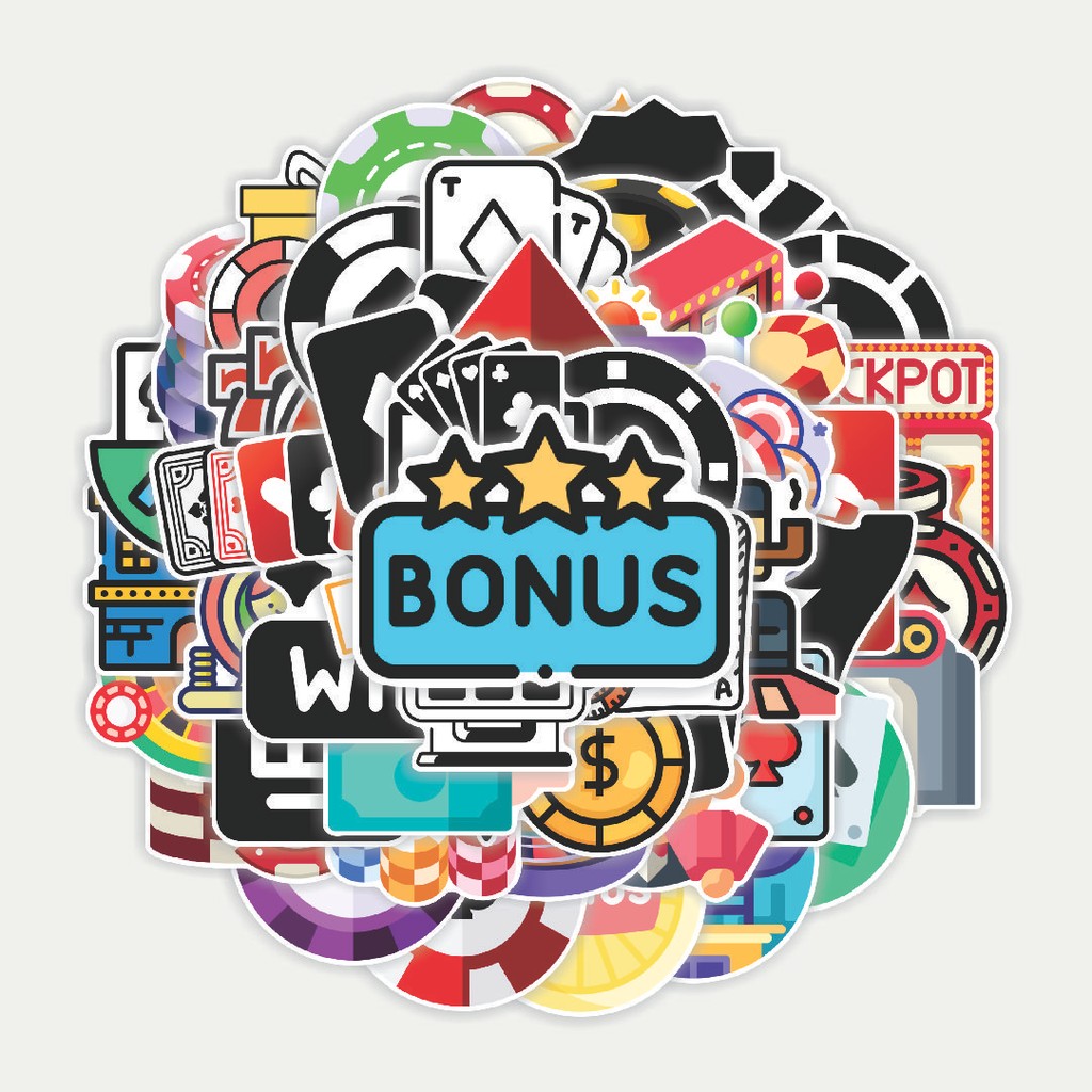 

Sticker Pack Stiker Casino | Sticker TUMBLR | Stiker LAPTOP KOPER HELM