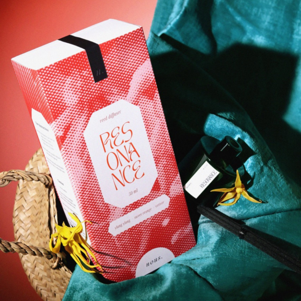 BLOR.SHOP Resonance Reed Diffuser | Nous | Ylang ylang, Sweet Orange, Vetiver Essential Oil