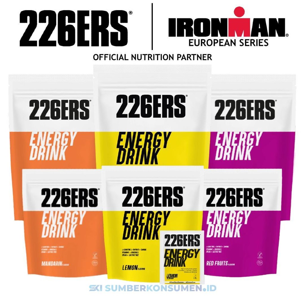 

226ERS Energy Drink Mix + BCAA Semua Rasa 500g Bag