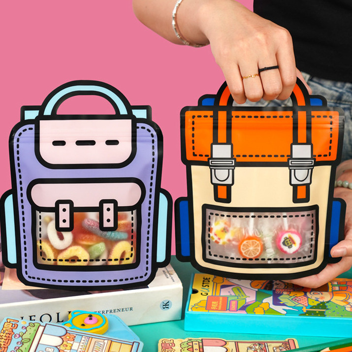 

Plastik Goodie Bag Ulang Tahun Anak / Plastik Ziplock Birthday bentuk Tas