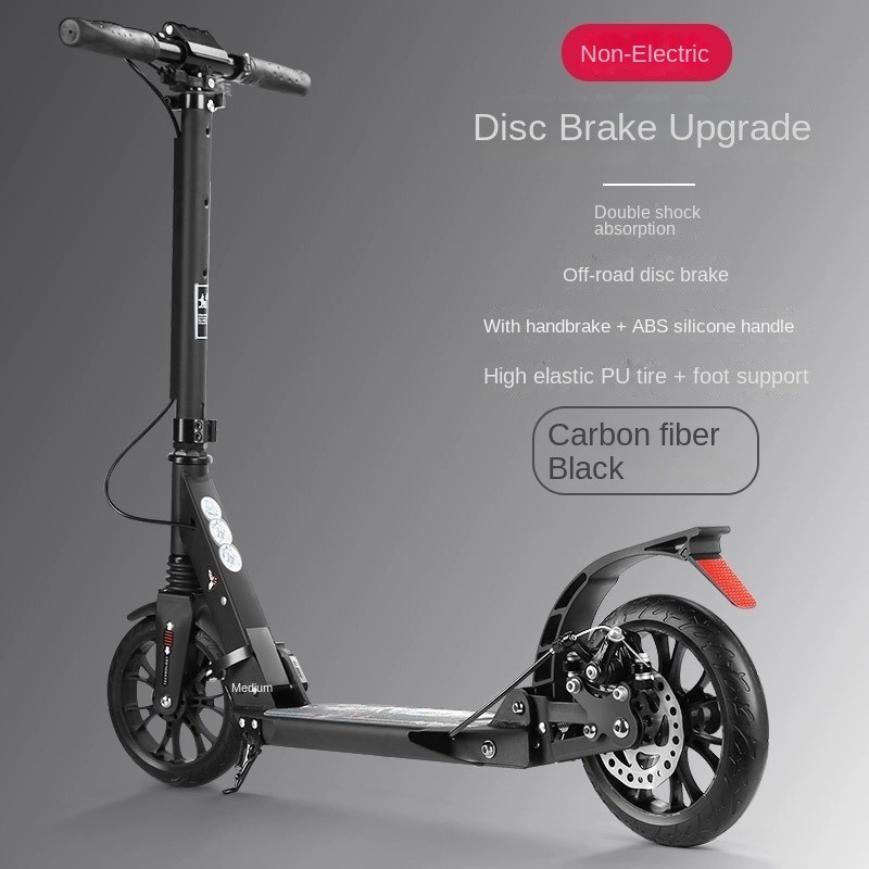 OMGD Aluminum Alloy Two-wheel Shock-absorbing Adult Scooter One-second Folding Children's Scooter Yo